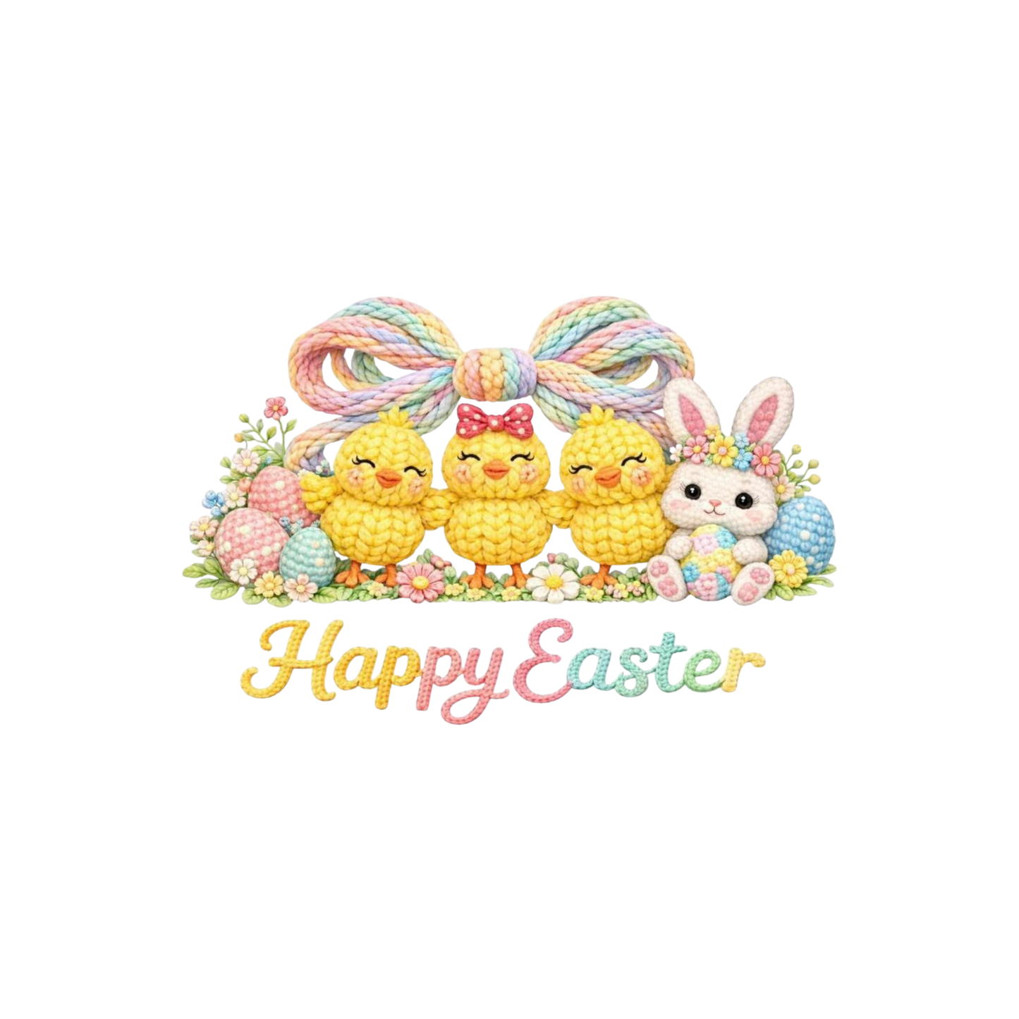 Easter chicks and Bunny