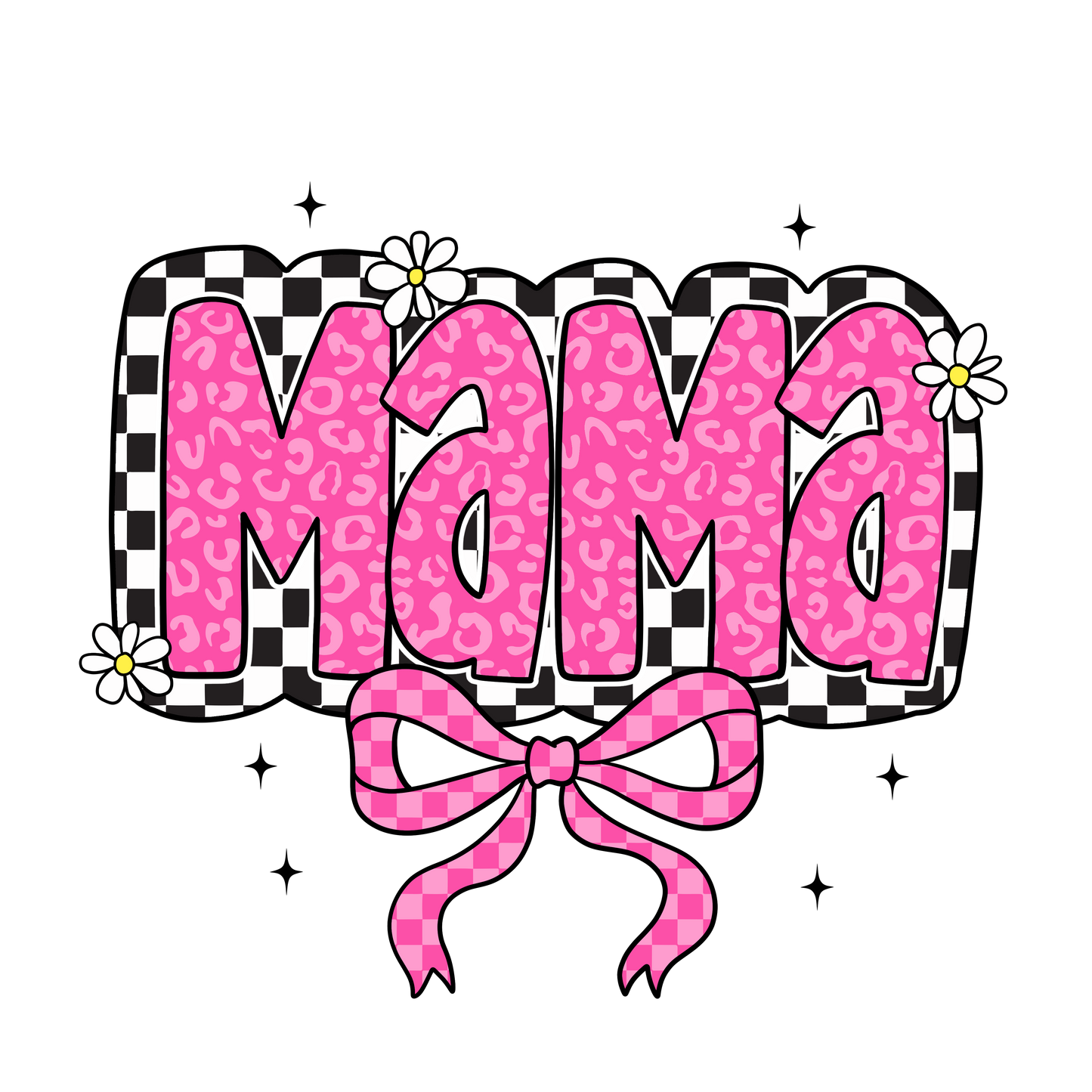 Mama Blackwhite outline