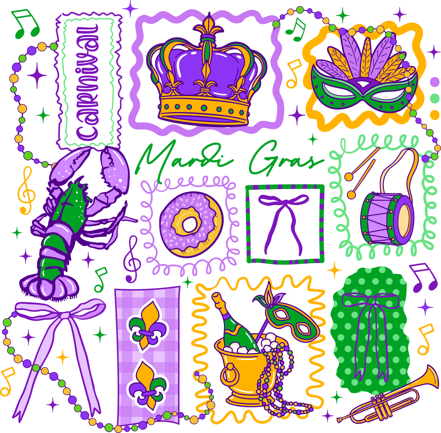 Mardi Gras Doodle2