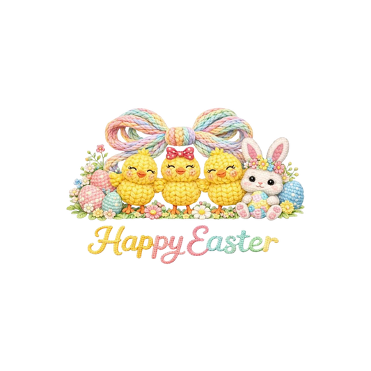 Easter chicks and Bunny