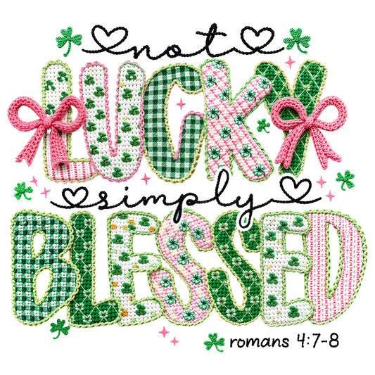 Faux Yarn Coquette St Patrick's day