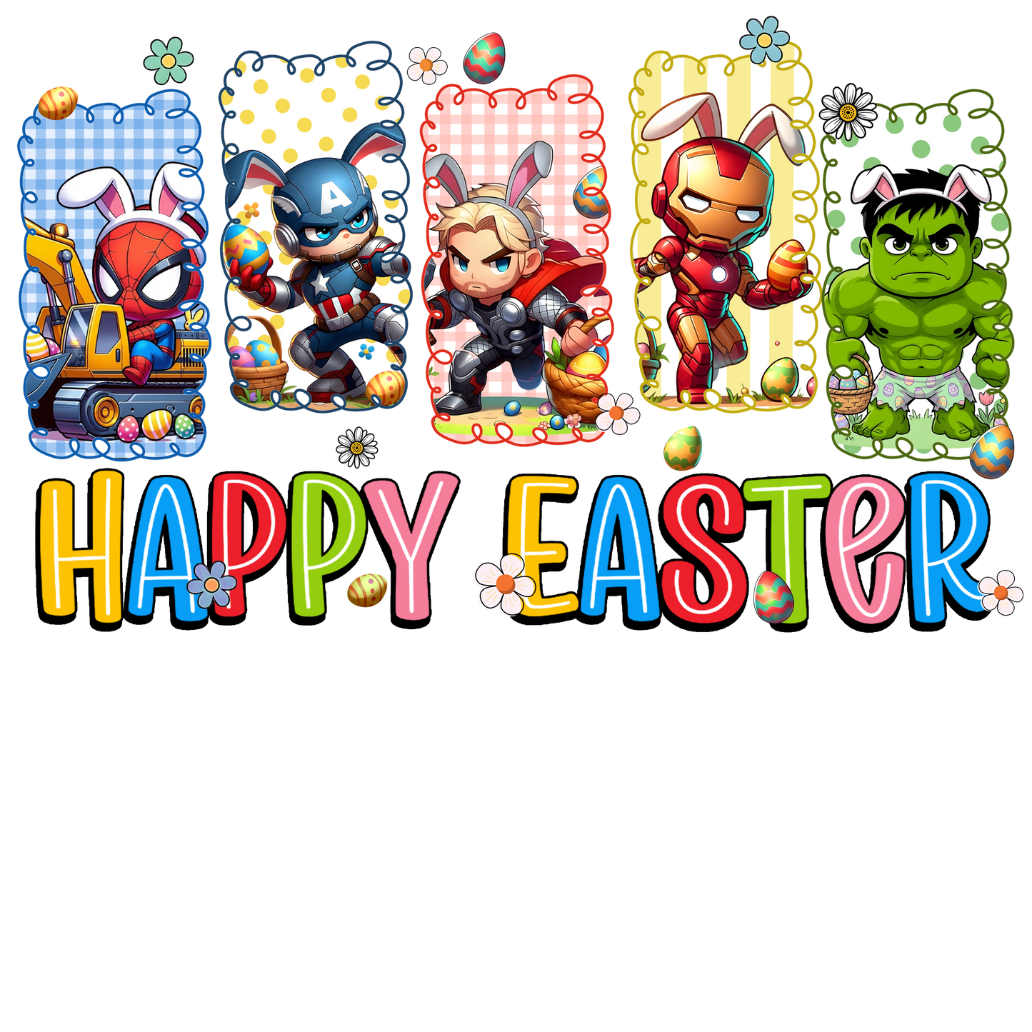 Superhero Happy Easter