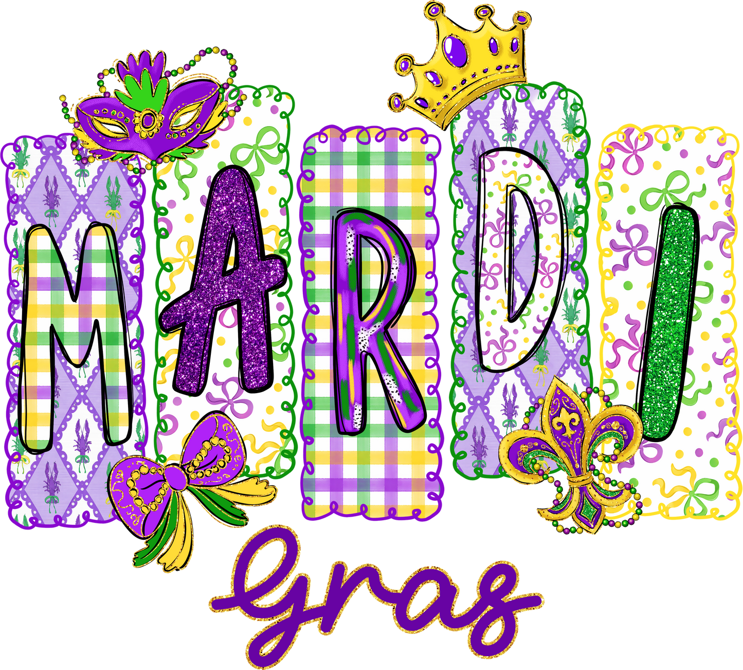 Mardi Gras Doodle
