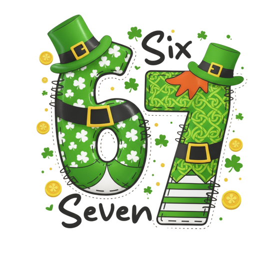 Six Seven Shamrock St Patrick's Day
