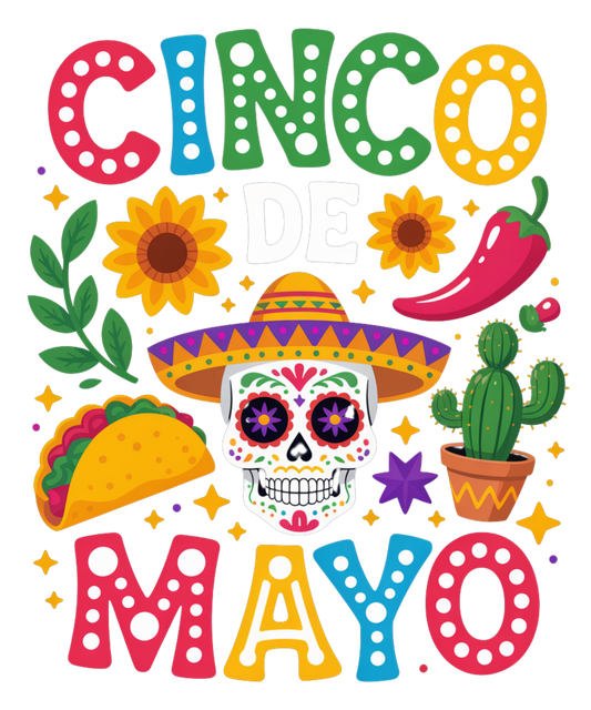 Skull Cinco De Mayo