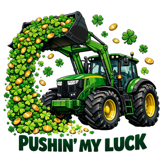 St Patrick's Day Tractor