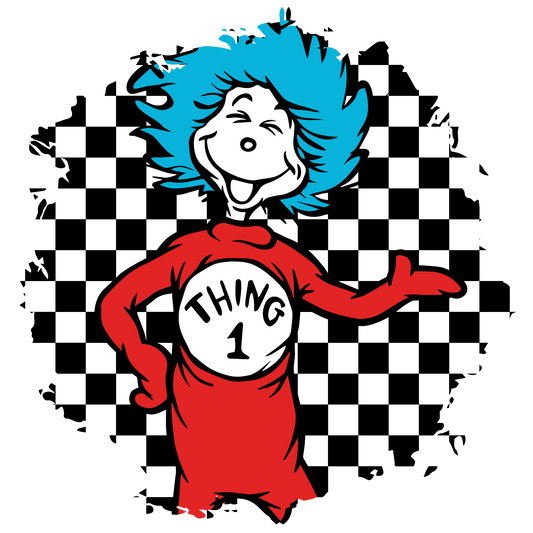 Thing 1 Checkered