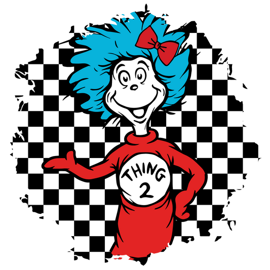 Thing 2 Checkered