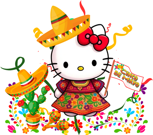 Hello Kitty Cinco De Mayo