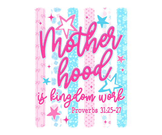 MOTHER HOOD IS KINGDOM WORK